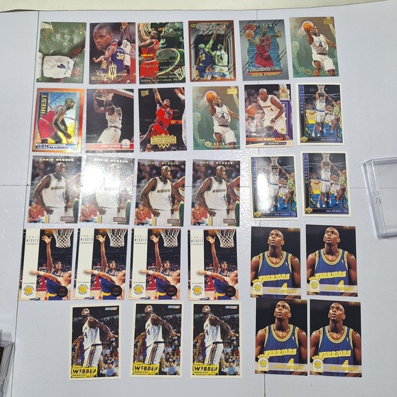 Other - Lot of 29 CHRIS WEBBER Basketball Cards HOF  90s